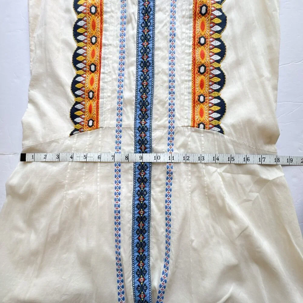 Tory Burch Embroidered Adriana Fit & Flare Dress Size 2 - Picture 15 of 15